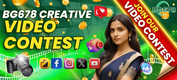 BG678 Game event creative video contest promotional banner