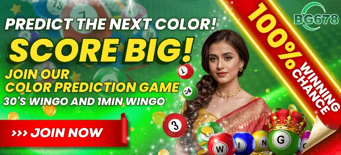 BG678 Game Wingo colour prediction event promotional banner